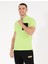 Erkek Yeşil Slim Fit Fermuarlı Polo Yaka Tişört 50263936-VR022 2