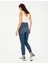 Kadın Açık Mavi Mom High Waist Fit Jean Pantolon 50293352-VR003 4