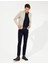 Erkek Lacivert Slim Fit Kanvas Pantolon 50255173-VR033 1