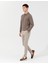 Erkek Bej Slim Fit Kanvas Pantolon 50259756-VR011 3