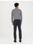 Erkek Lacivert Slim Fit Kanvas Pantolon 50278440-VR033 4