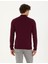 Pierre Cardin Erkek Bordo Slim Fit Yarım Balıkçı Yaka Triko Kazak 50281851-VR014 5