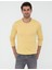 Erkek Açık Sarı Slim Fit Bisiklet Yaka Basic Triko Kazak 50237801-VR004 1