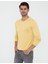 Erkek Açık Sarı Slim Fit Bisiklet Yaka Basic Triko Kazak 50237801-VR004 3