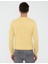Erkek Açık Sarı Slim Fit Bisiklet Yaka Basic Triko Kazak 50237801-VR004 4