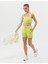 Kadın Yeşil Regular Fit Örme Şort 50265557-VR232 1