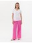 Kadın Pembe Elastik Belli Loose Fit Pantolon 50263029-VR167 3
