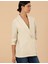 Kadın Krem Regular Fit Ceket 50263092-VR071 3
