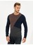Erkek Lacivert Slim Fit Bisiklet Yaka Triko Kazak 50261154-VR033 3