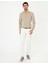 Erkek Ekru Slim Fit Kadife Kanvas Pantolon 50239895-VR019 1