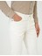 Erkek Ekru Slim Fit Kadife Kanvas Pantolon 50239895-VR019 4