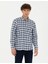 Erkek Lacivert Regular Fit Uzun Kollu Gömlek 50277746-VR033 3