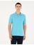 Erkek Turkuaz Slim Fit Basic Tişört 50280754-VR093 1