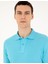 Erkek Turkuaz Slim Fit Basic Tişört 50280754-VR093 2