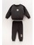 (2-5 Yaş) Geo Art Etiketli Basic Erkek Çocuk takım - Antrasit 1