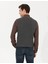 Erkek Gri Melanj Slim Fit Triko Yelek 50265360-VR086 5