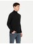 Erkek Siyah Slim Fit Balıkçı Yaka Triko Kazak 50259851-VR046 1