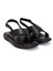 Kadın Siyah Deri Sandalet 50269963-VR046 3
