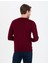 Erkek Kırmızı Slim Fit Bisiklet Yaka Yün Karışımlı Basic Triko Kazak 50257301-VR030 5
