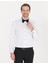 Erkek Beyaz Slim Fit Smokin Gömlek 50256426-VR013 1