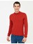 Erkek Kiremit Slim Fit Bato Yaka Triko Kazak 50241453-VR031 3