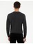 Erkek Gri Melanj Slim Fit Kazak 50240607-VR086 4