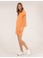Kadın Turuncu Comfort Fit Örme Şort 50269445-VR051 1