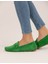 Kadın Yeşil Süet Deri Loafer 50269899-VR055 1
