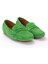 Kadın Yeşil Süet Deri Loafer 50269899-VR055 3