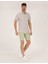 Erkek Gri Slim Fit Örme Gömlek 50268874-VR024 4