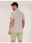 Erkek Gri Slim Fit Örme Gömlek 50268874-VR024 5