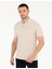Erkek Taş Regular Fit Polo Yaka Basic Tişört 50269604-VR049 1