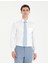Erkek Beyaz Regular Fit Uzun Kollu Klasik Gömlek 50268202-VR013 3