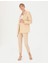 Kadın Bej Kruvaze Slim Fit Ceket 50269304-VR011 4