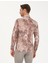 Erkek Açık Kahverengi Slim Fit Uzun Kollu Gömlek 50266599-VR002 5