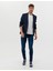 Erkek Lacivert Slim Fit Jean Pantolon 50269067-VR033 1