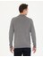 Erkek Gri Melanj Slim Fit Yarım Balıkçı Yaka Basic Triko Kazak 50276161-VR086 5