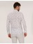 Erkek Kahverengi Slim Fit Uzun Kollu Gömlek 50264966-VR040 5