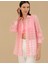 Kadın Pembe Transparan Comfort Fit Uzun Kollu Gömlek 50262542-VR167 1