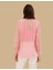 Kadın Pembe Transparan Comfort Fit Uzun Kollu Gömlek 50262542-VR167 5