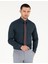 Erkek Lacivert Slim Fit Uzun Kollu Klasik Gömlek 50268187-VR033 1