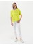 Kadın Yeşil Comfort Fit Tişört 50263377-VR232 4