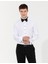 Erkek Beyaz Slim Fit Smokin Gömlek 50258966-VR013 3