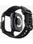 Apple Watch 46MM Seri 10 Kılıf & Kordon Kayış Rugged Armor Pro Matte Black - ACS08604 5