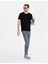 Erkek Siyah Slim Fit Basic Tişört 50267073-VR046 4
