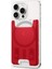 iPhone için MagSafe özellikli 3 Kartlı Manyetik Cüzdan Classic C1 Ruby - AFA07399 5