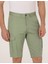 Erkek Haki Comfort Fit Kargo Cepli Bermuda Şort 50264881-VR027 5