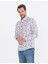 Erkek Lacivert Slim Fit Uzun Kollu Gömlek 50265014-VR033 3