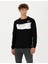 Erkek Siyah Regular Fit Sweatshirt 50272515-VR046 3