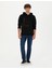 Erkek Siyah Regular Fit Kapüşonlu Sweatshirt 50272825-VR046 4